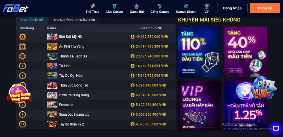 Ưu đãi bắn cá 77 ball xổ số